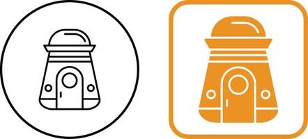 Space Capsule Icon Design vector