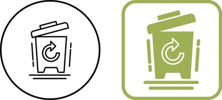 Bin Icon Design vector