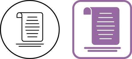 Document Icon Design vector