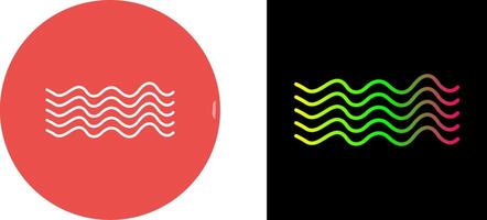 Magnetic Waves Icon Design vector