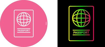 Passport Icon Design vector