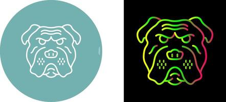 Bulldog Icon Design vector