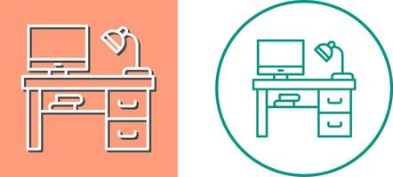 Desk Icon Design vector