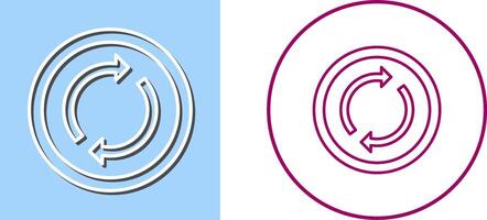 Loop Icon Design vector