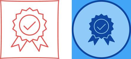 Unique Quality Control Icon Design vector