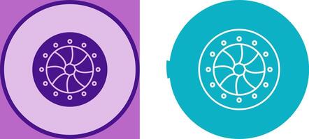 Unique Optical Diaphram Icon Design vector