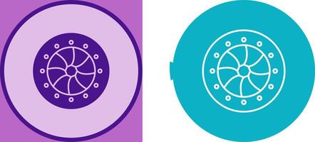 Unique Optical Diaphram Icon Design vector