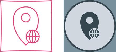 Global Locations Icon Design vector