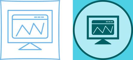Web Analysis Icon Design vector