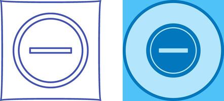 Entry Prohibited Icon Design vector