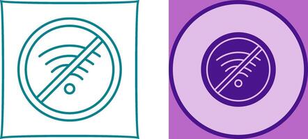 No Wifi Icon Design vector