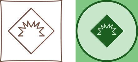 Danger of Welding Flash Icon Design vector