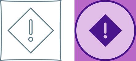 Warning Icon Design vector