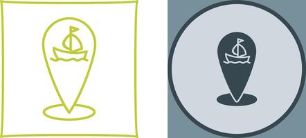 Shipping Location Icon Design vector