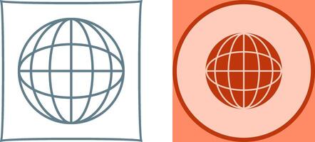Globe Icon Design vector