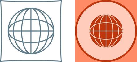 Globe Icon Design vector