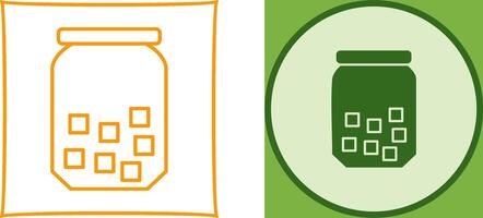 Sugar Bottle Icon Design vector
