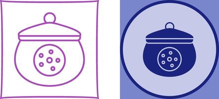 Cookie Jar Icon Design vector