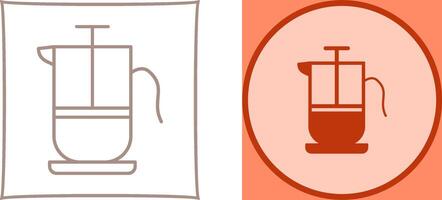 French Press Icon Design vector