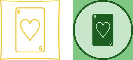 Hearts Card Icon Design vector