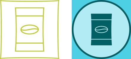 Coffee Packets Icon Design vector