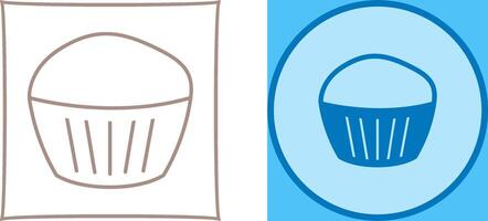 Chocolate Muffin Icon Design vector