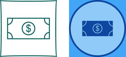 Dollar Bill Icon Design vector