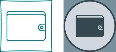 Unique Wallet Icon Design vector