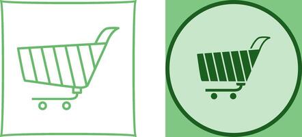 Unique Shopping Cart Icon Design vector