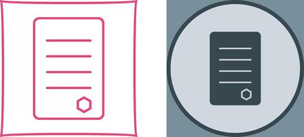 Unique Reports Icon Design vector