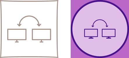 Unique Connected Systems Icon Design vector