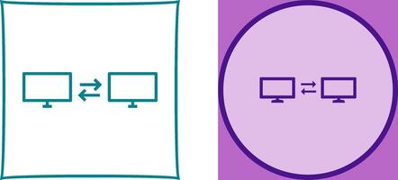 Unique Sharing Systems Icon Design vector