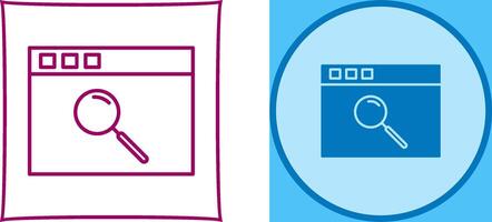 Unique Browser Icon Design vector