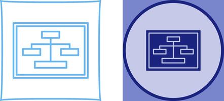 Unique Seo Structure Icon Design vector
