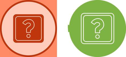 Unique Question Mark Icon Design vector