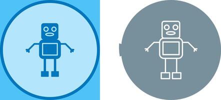 Unique Robot Icon Design vector