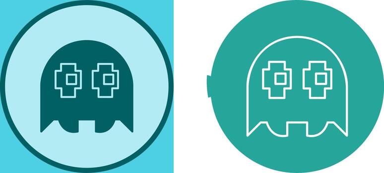 Unique Game Character Icon Design vector