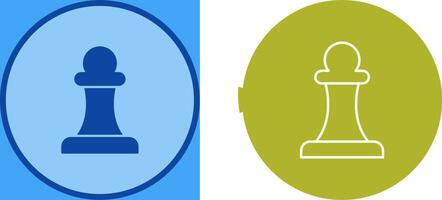 Unique Pawn Icon Design vector