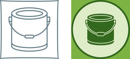 Paint Bucket Icon Design vector