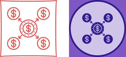 Distribution Icon Design vector