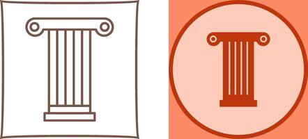 Pillar Icon Design vector