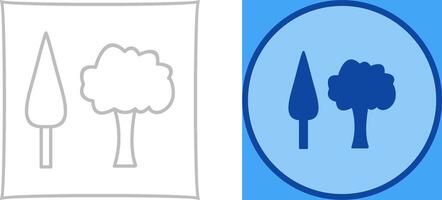 Trees Icon Design vector