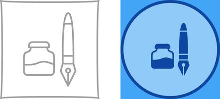 Ink and Pen Icon Design vector