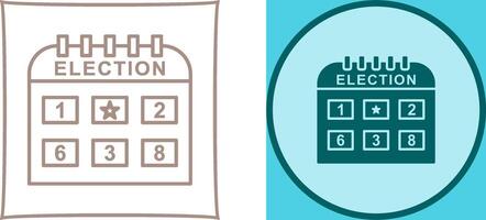 Election Day Icon Design vector