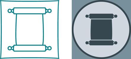 Scroll of Paper Icon Design vector