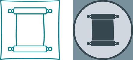 Scroll of Paper Icon Design vector