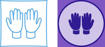 Gardening Gloves Icon Design vector