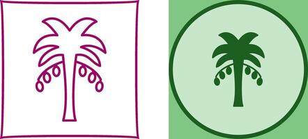 Coconut trees Icon Design vector