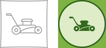 Lawn Mower Icon Design vector