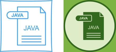Java Icon Design vector